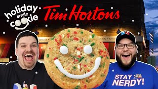 NEW Tim Hortons Holiday Smile Cookie Review!