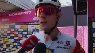 Derek Gee-West - Interview at the start - Stage 14 - Giro d'Italia 2026