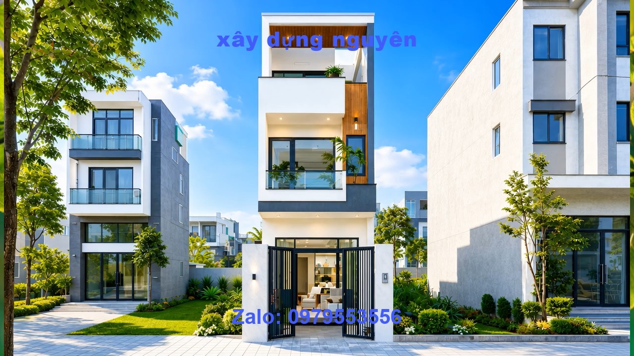 Mẫu nhà ỐNG 3 Tầng Diện Tích 4x16m Thiết Kế 4 Phòng Ngủ Hiện Đại #nha3tang