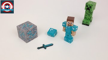 Minecraft Series 2 Steve with Diamond Armor