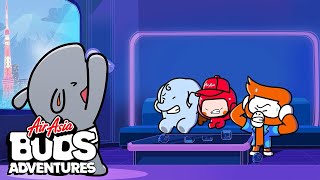 Off-Key and On the Road! πΆπ + More | AirAsia Buds Adventures | Moonbug Food & Family Cartoons