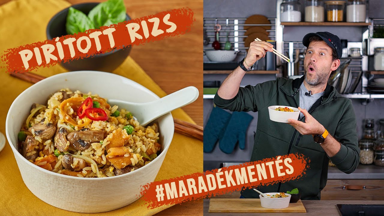 Maradékmentő PIRÍTOTT RIZS 🍚🥢😋