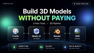 How to Set Up a Free AI Workflow for 3D in 2026