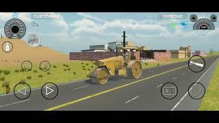🛣️ Road Roller Gameplay | Heavy Road Construction | IVS3D screenshot 4