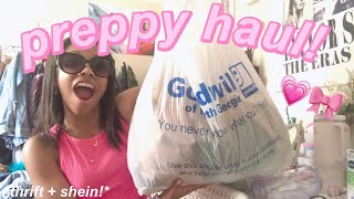 Preppy Summer Clothing Haul Thrifting, Nike, Shein, Pink, American Eagle, And More