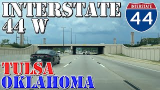 I-44 West - Tulsa - Oklahoma - 4K Highway Drive
