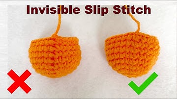 How to Do Invisible Slip Stitch Seamless Slip Stitch