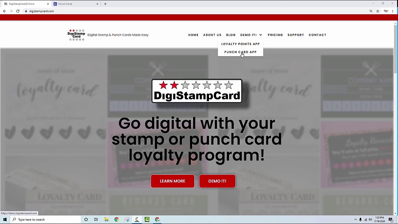 DigiStampCard How Does Our Punch Card App Work? YouTube
