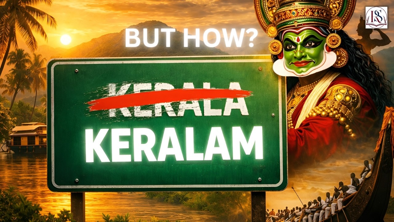 Kerala to Become Keralam | How is a State Renamed in India? | Article 3 Explained | UPSC Polity