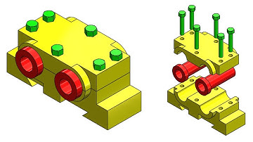 ⚡SOLIDWORKS TUTORIAL #27 || Design and assembly of Double block bearing assembly in solidworks.