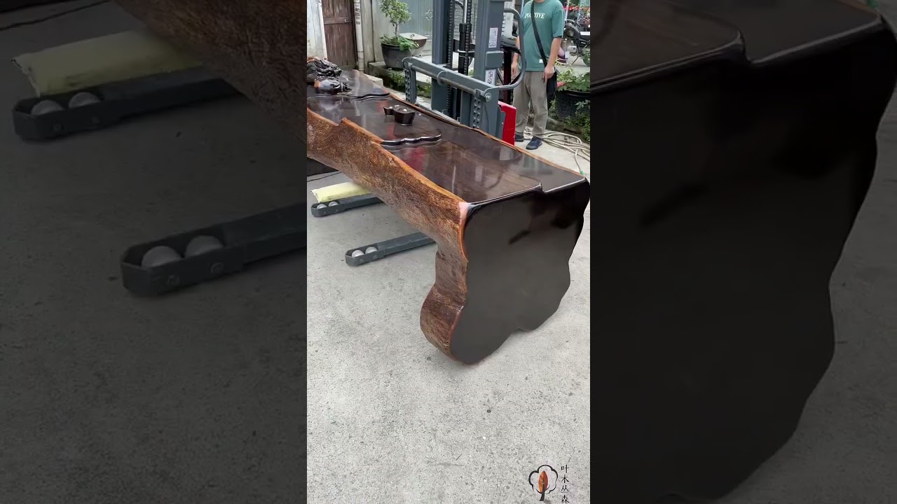Ebony integral table