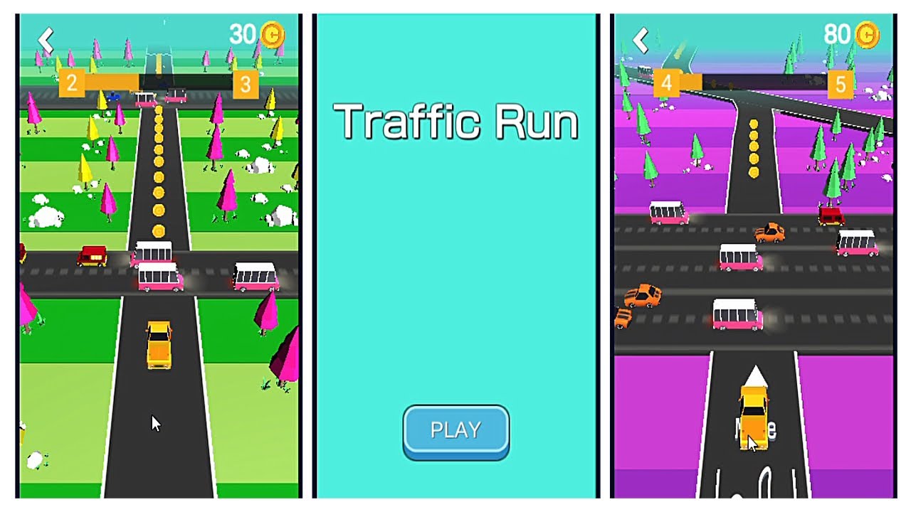 🚗💥 Traffic Run Gameplay: Level 1 to 15🏁🔥 #trafficrungameplay # ...