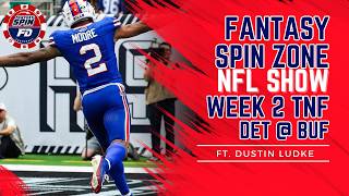 NFL DFS Week 2 Thursday Night Football: Top Plays, Fades & Strategy w/ Dustin Ludke | FantasySpin screenshot 2
