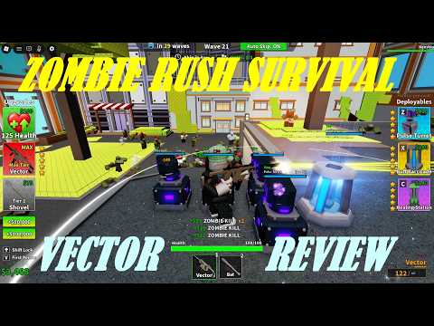 Zombie Rush Survival Vector Review, Fully Upgraded