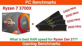 modtage hvor ofte våben AMD Ryzen 7 3700X tested with different RAM Speeds - YouTube