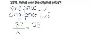 word problems; percents. numbers 6, 14, 19