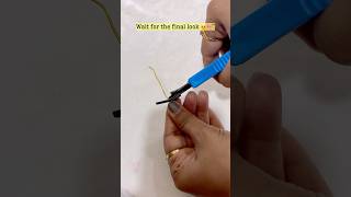 😱Cutest Earrings DIY #shortsfeed #shortvideo #diyearrings #shorts