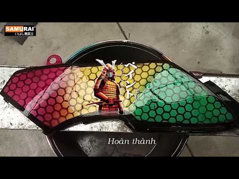 Video HƯỚNG DẪN SƠN HIỆU ỨNG TỔ ONG - SƠN SAMURAI / KUROBUSHI - youtube