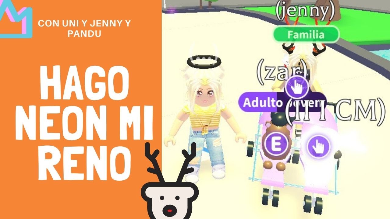 Hago Neon Mi Reno Roblox Adopt Me Youtube - renox and roblox