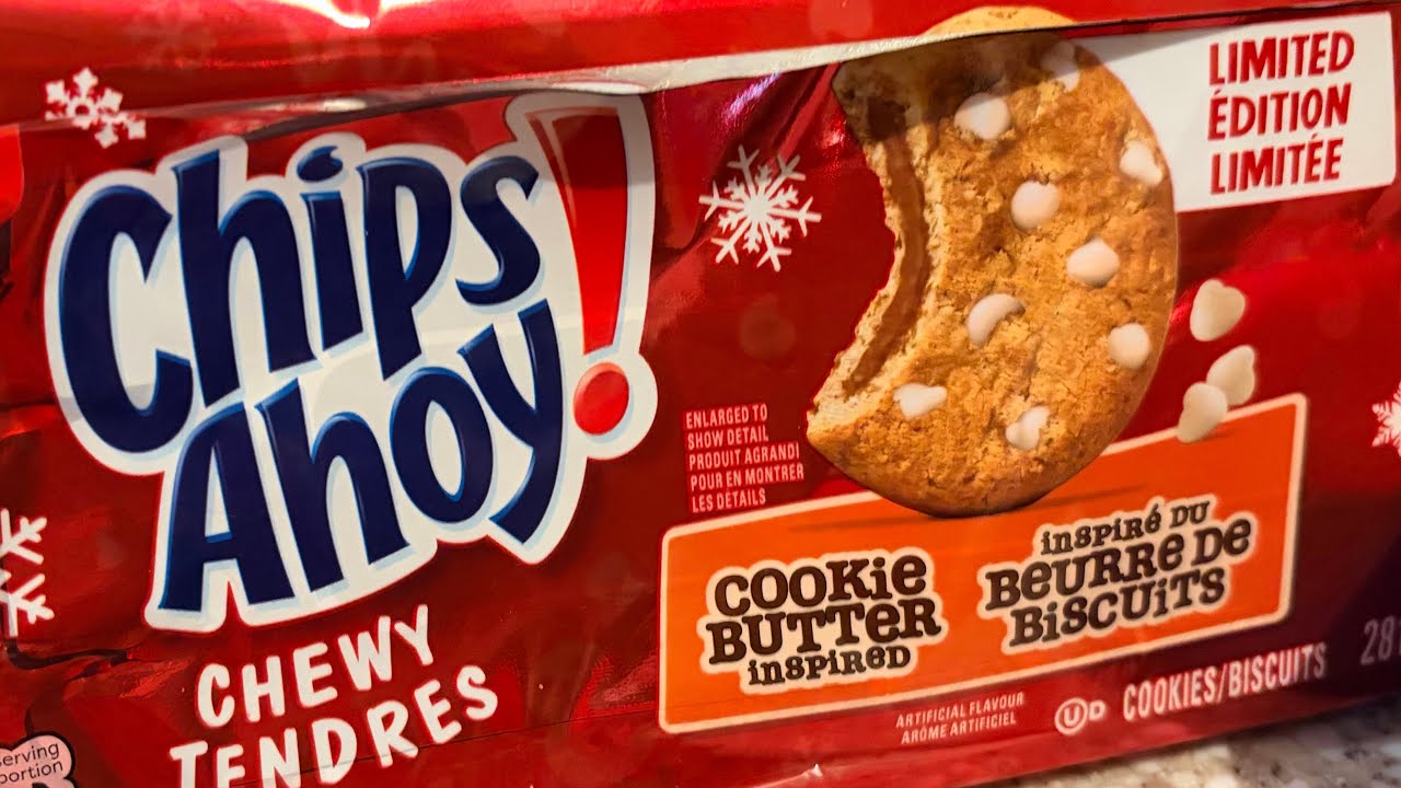 Review of the chips ahoy cookie butter limited edition holiday flavour