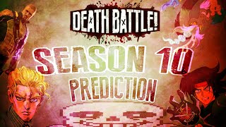 some dumb prediction for DEATH BATTLE! season 10