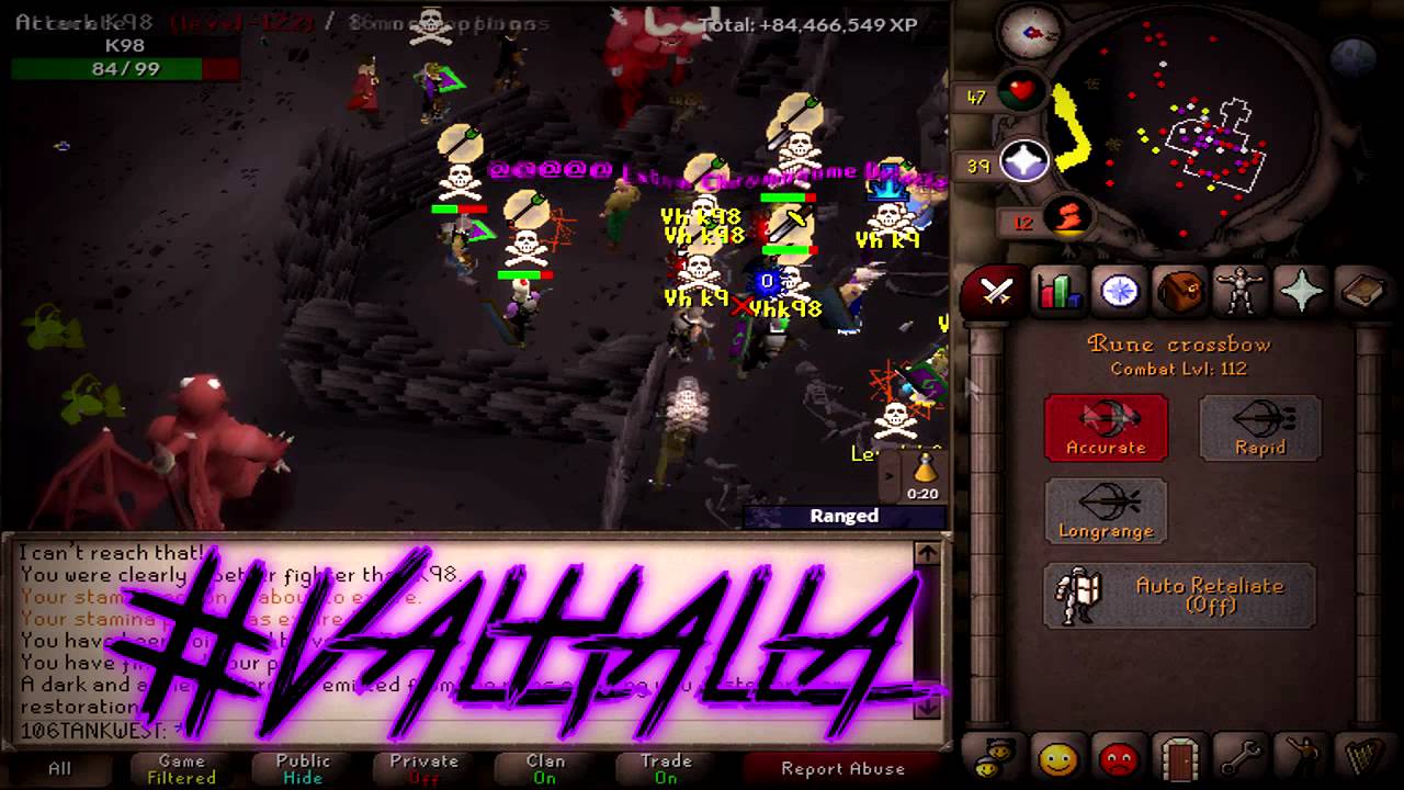 Old School RuneScape - Valhalla vs. AC - Wilderness PKRI - 2007 RuneScape