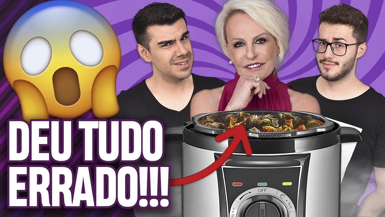 TESTANDO A RECEITA DE CARNE DE PANELA DE PRESSÃO DA ANA MARIA BRAGA! | Virou Festa