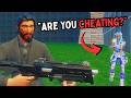 the entire lobby thought i was cheating 