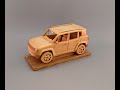 Jeep Renegade Модель из дерева. Scale wood car model. Shorts