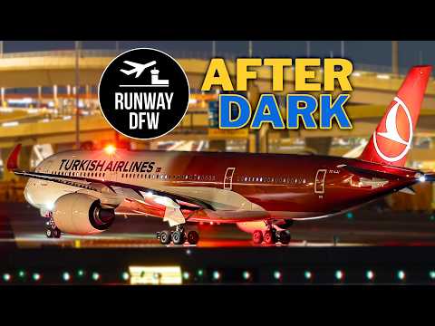DFW Airport Night Cam August live cam preview