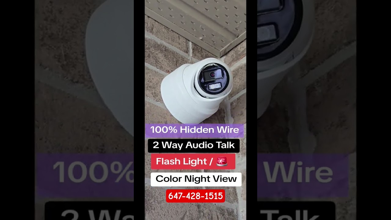security camera with 2 way Audio & smart AI Feature 