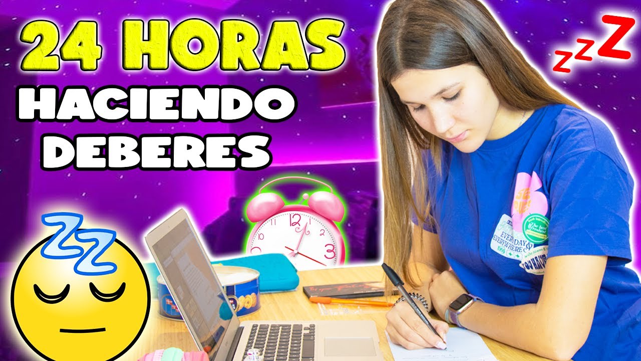 ME ECHAN de CASA 😱 24 HORAS HACIENDO DEBERES | Broma a mis padres | Daniela Golubeva