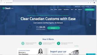 Start a new customs Clearance