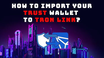Export wallet from Trust to TronLink