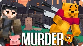 ¡EL LANZADOR DE CUCHILLOS! MURDER | Minecraft Con Sara, Luh Y Exo