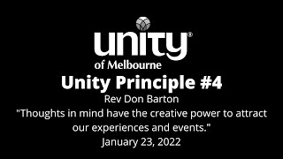 Unity Principle 4