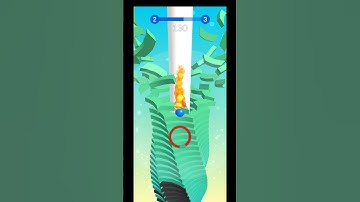 Stack Ball Gameplay Walkthrough Level #2 #shorts