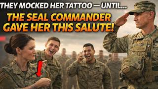 They Mocked Her Tattoo Until The SEAL Commander Gave Her This Salute
