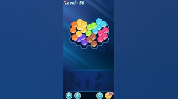 BLOCK! Hexa Puzzle! Semi-pro Level 56 (Rotate) - Lösung Solution Walkthrough