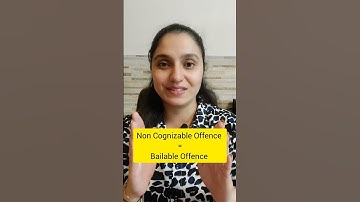 Difference Between Cognizable & Non-Cognizable Offence#csjaspreetdhanjal #ashortaday #cacscma #crpc