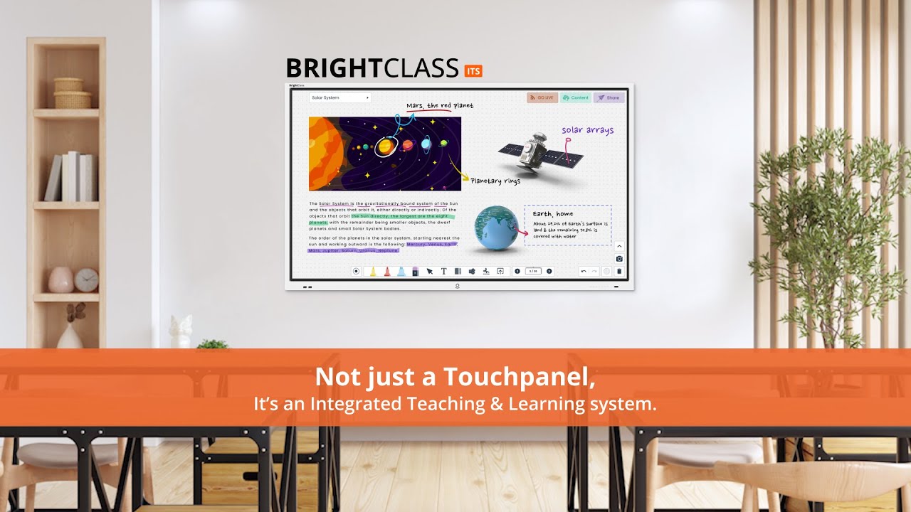 BrightClass DB1 | Not just an Interactive Flat Panel, It's a Complete  Digital Classroom Solution - YouTube
