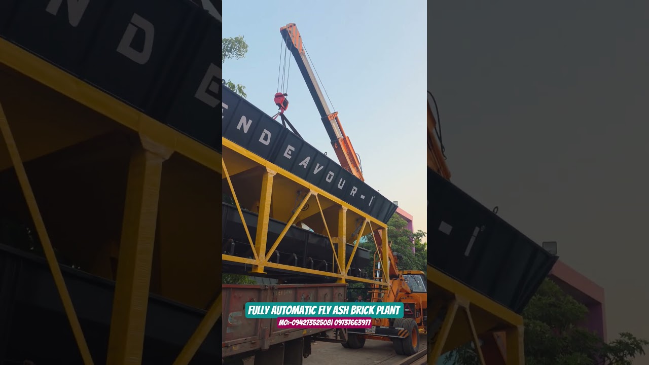 Fully Automatic Fly Ash Brick Plant