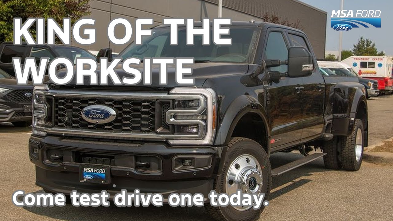 2026 Ford F450 Super Duty Platinum: Ultimate Towing & Luxury! | MSA Ford