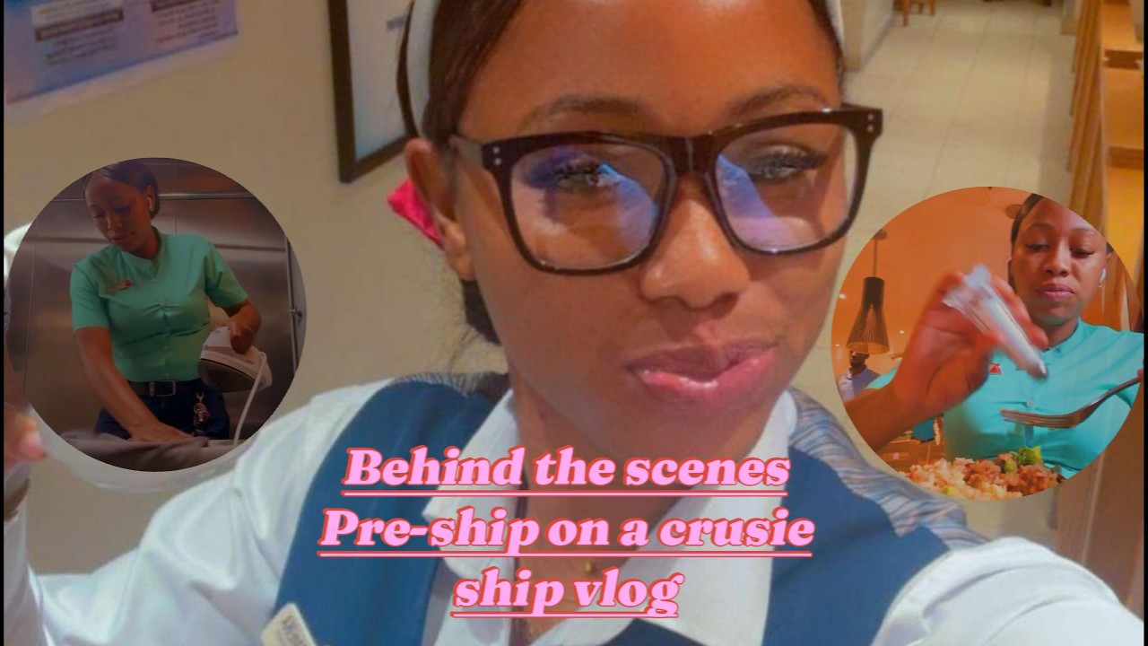 Behind the scenes:Pre-shift on a cruise| Ship Vlog🛳️🌊
