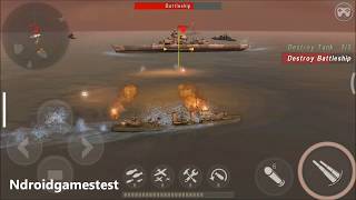 WARSHIP BATTLE 3D World War II (Gameplay Testing) - Android Games screenshot 5