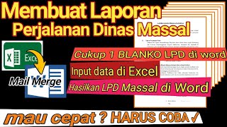 How to quickly create a business trip report using mailings @Tutorial-Tips-Triks