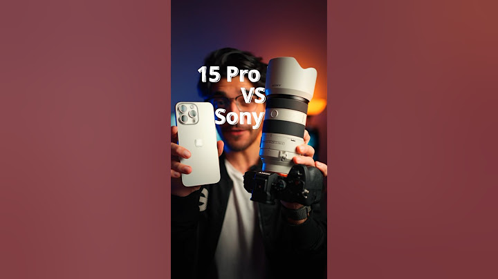 iPhone 15 Pro Max 5x (120mm) VS Sony Full Frame 120mm - Portrait Shots  📸