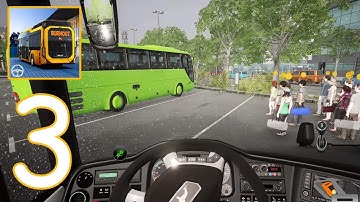 Euro Coach Bus Simulato‪r‏‏‏‏ Gameplay Walkthrough - Part 3 (Android,IOS)