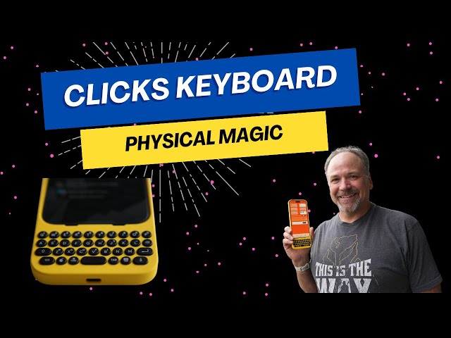 Clicks Keyboard for iPhone: Physical magic - YouTube