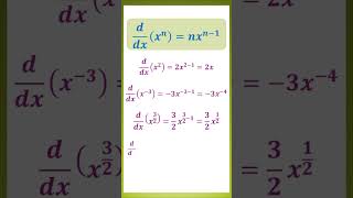 Differentiation Power Rule#differentiation #engineering #inter #degreemaths